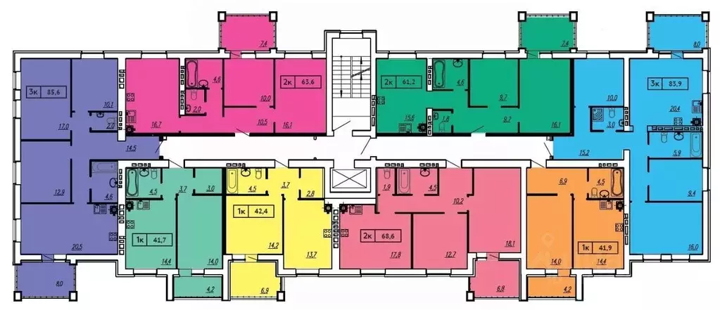3-к кв. Ивановская область, Иваново ул. Постышева, 8А (85.6 м) - Фото 2