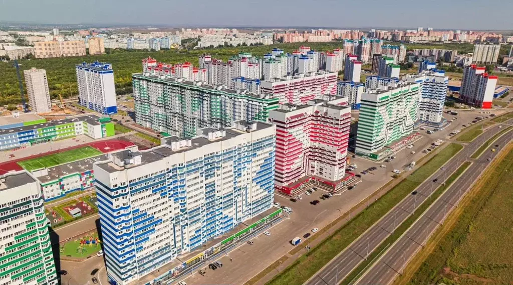 1-к. квартира, 39 м, 14/17 эт. - Фото 1