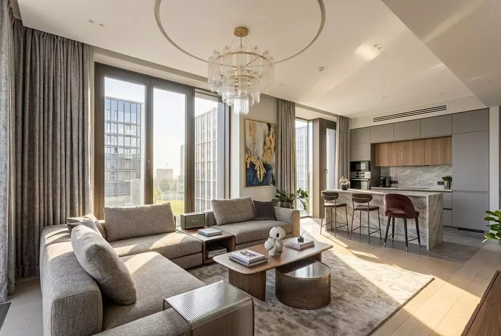 3-к кв. Москва ул. Братьев Фонченко, 1к8 (128.0 м) - Фото 1