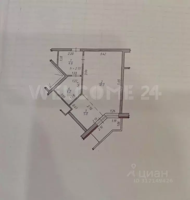 1-к кв. Удмуртия, Ижевск Буммашевская ул., 41 (31.8 м) - Фото 1