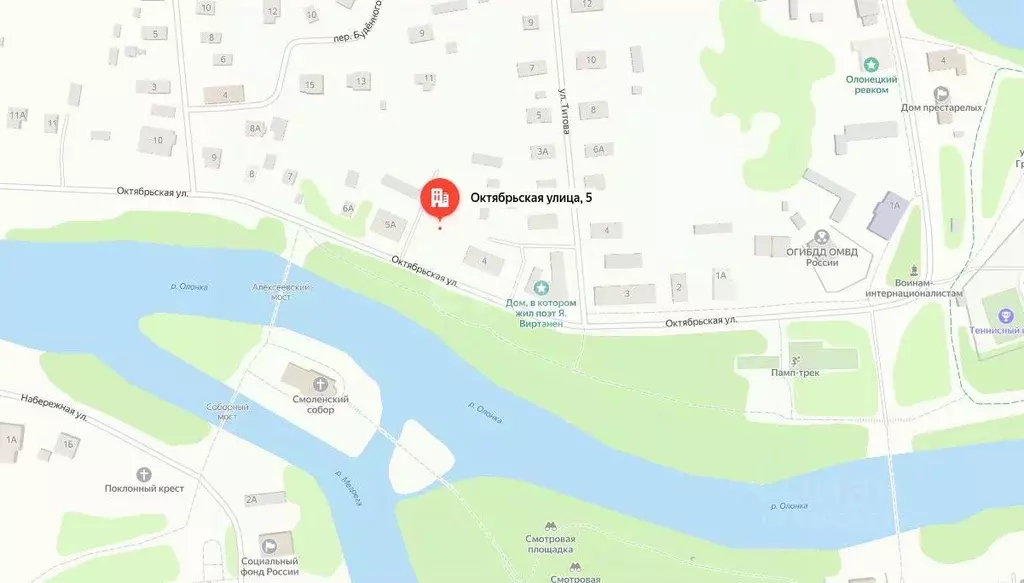 Участок в Карелия, Олонец Октябрьская ул., 5 (24.1 сот.) - Фото 0
