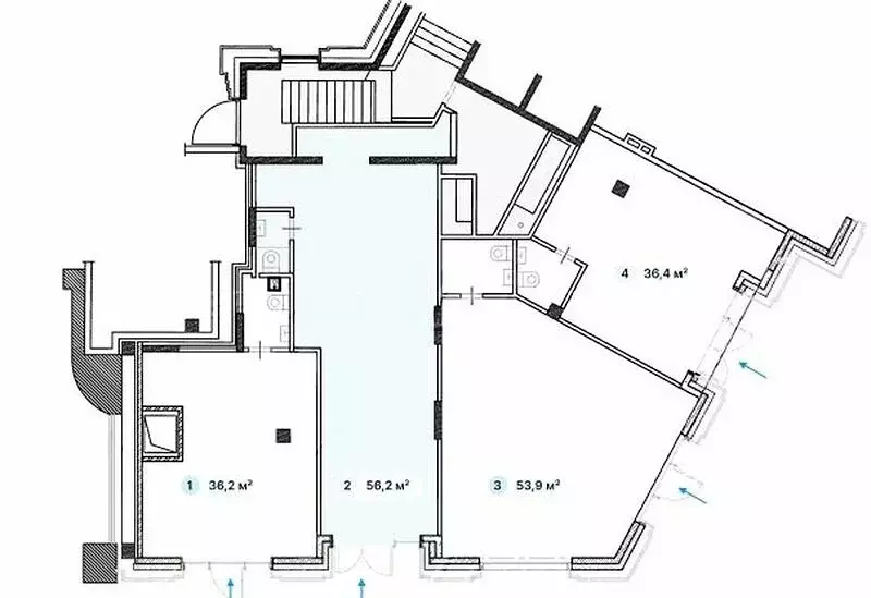 Помещение свободного назначения (56 м) - Фото 1