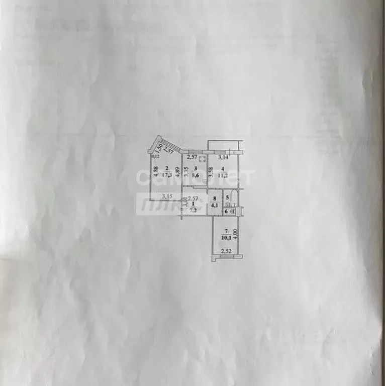 3-к кв. Липецкая область, Липецк ул. Я.А. Берзина, 4 (62.1 м) - Фото 2