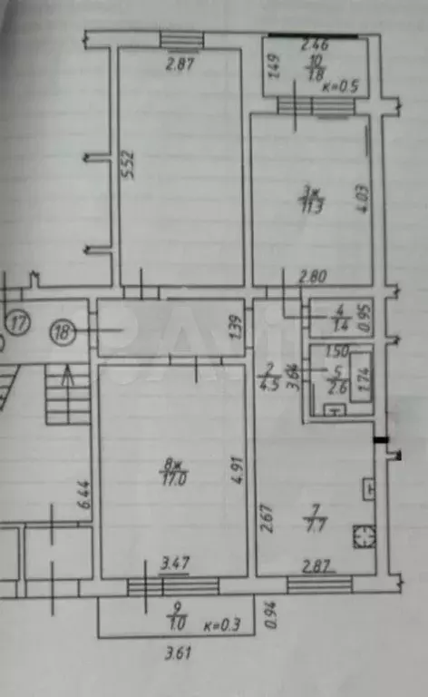 3-к. квартира, 65 м, 1/5 эт. - Фото 0