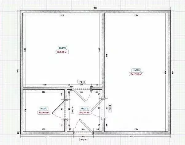 1-к кв. Ингушетия, Назрань ул. Столичная (35.0 м) - Фото 2
