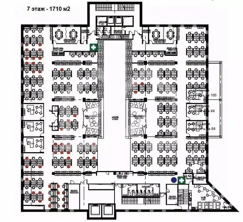 Помещение свободного назначения в Москва просп. Андропова, 36 (1711 м) - Фото 2