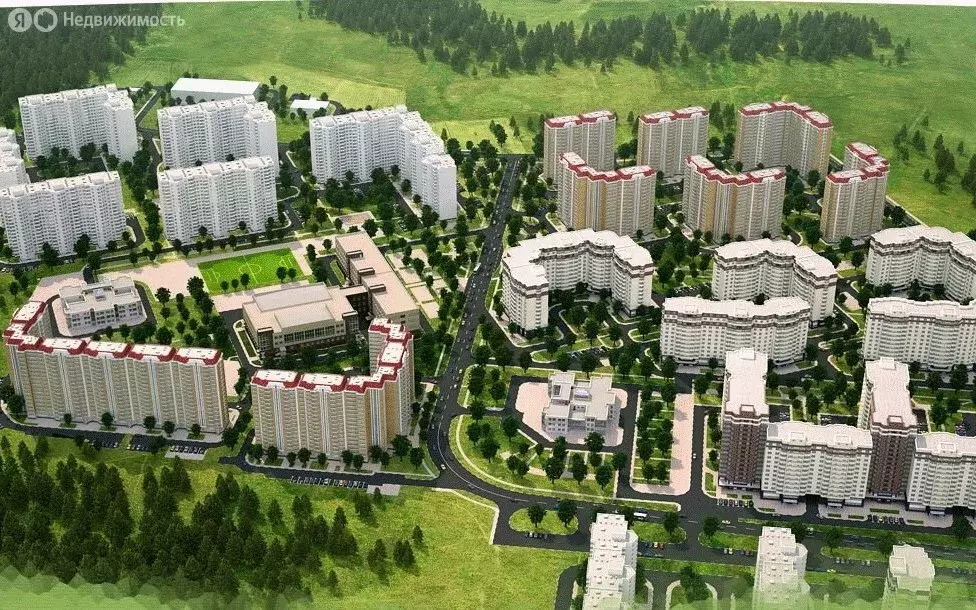 3-комнатная квартира: Видное, Завидная улица, 17 (74 м) - Фото 1