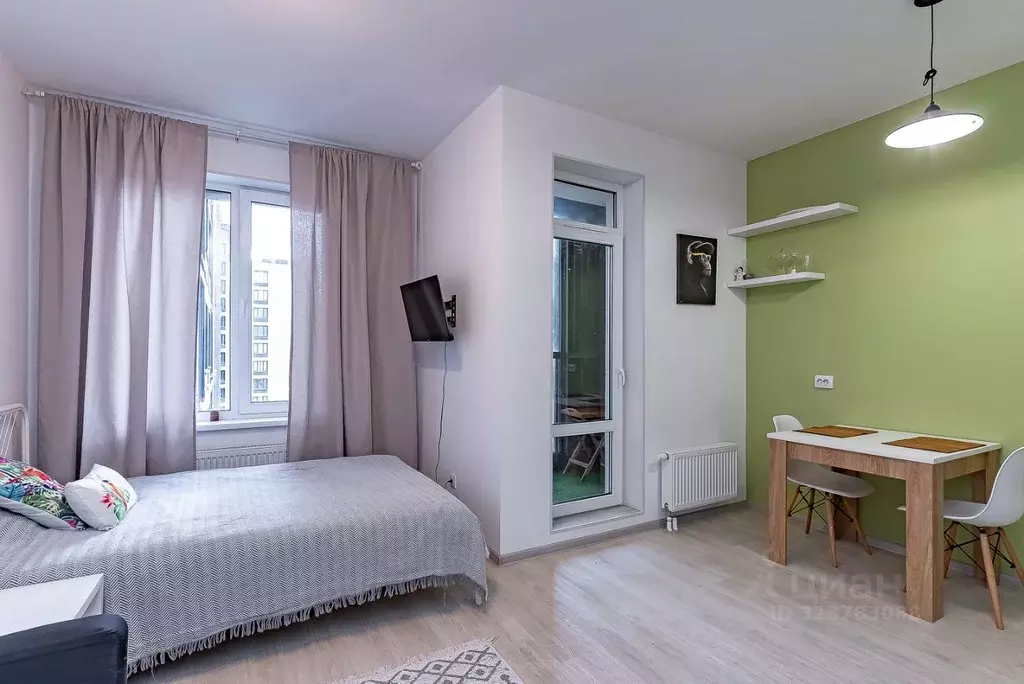 Студия Санкт-Петербург ул. Тосина, 6 (24.1 м) - Фото 1