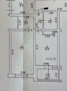 1-к кв. Краснодарский край, Анапа ул. Ленина, 146 (43.0 м) - Фото 2