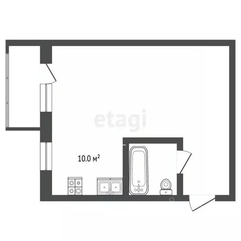 Студия Пермский край, Пермь ш. Космонавтов, 203 (30.0 м) - Фото 2