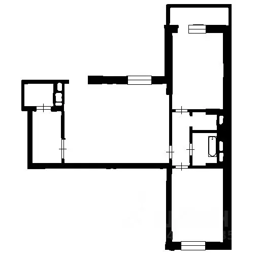 3-к кв. Челябинская область, Челябинск ул. Наркома Малышева, 3 (82.0 ... - Фото 2