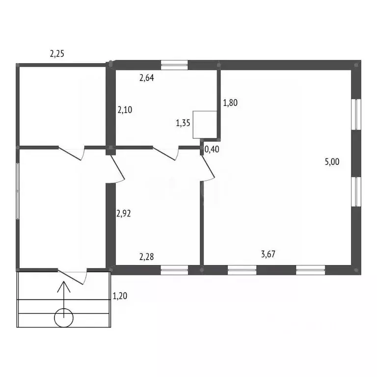 Дом в Амурская область, Белогорск 9 Мая ул., 146 (29 м) - Фото 2