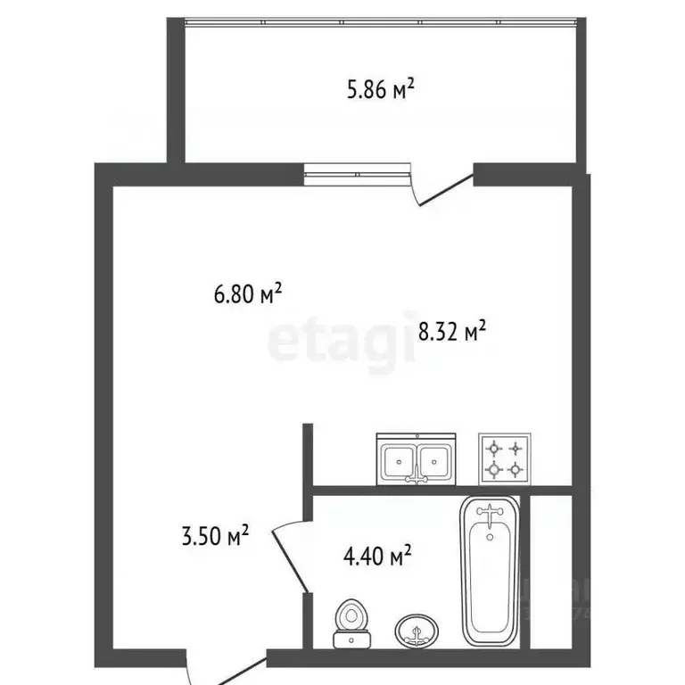 Студия Ленинградская область, Всеволожский район, Заневское городское ... - Фото 2
