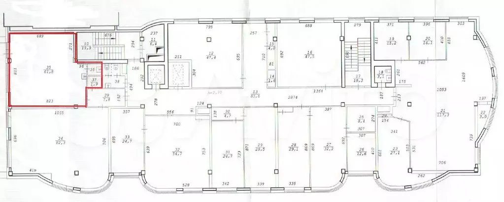 Офис, 65.4 м - Фото 0