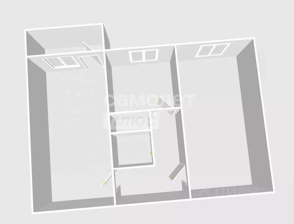 2-к кв. Ульяновская область, Ульяновск ул. Тельмана, 8 (44.1 м) - Фото 2