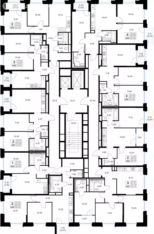 2-комнатная квартира: Мурманск, территория Долина Уюта (49.79 м) - Фото 2