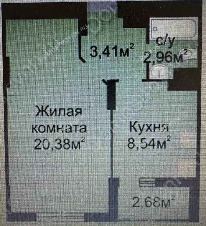 1-к кв. Нижегородская область, Нижний Новгород д. Анкудиновка, ул. ... - Фото 1