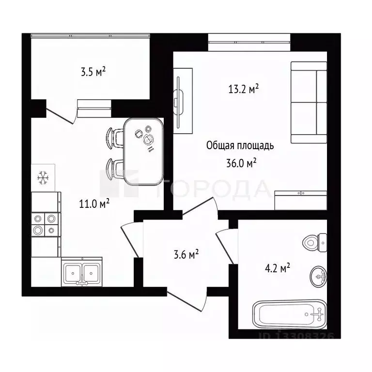 Студия Новосибирская область, Новосибирск ул. Богдана Хмельницкого, ... - Фото 2