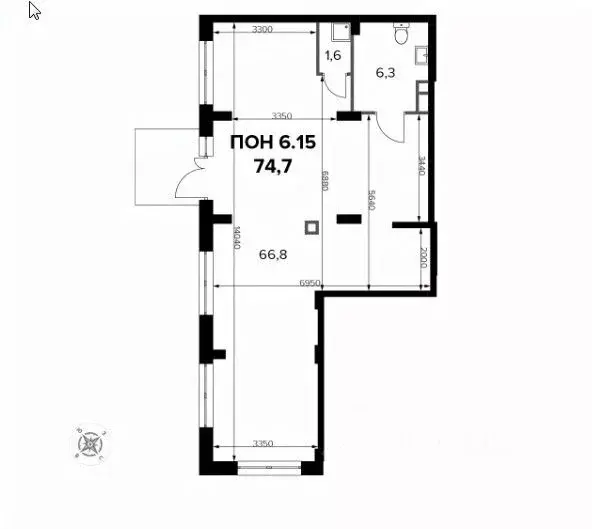 Торговая площадь в Москва Ленинградское ш., 228Бс1 (75 м) - Фото 0