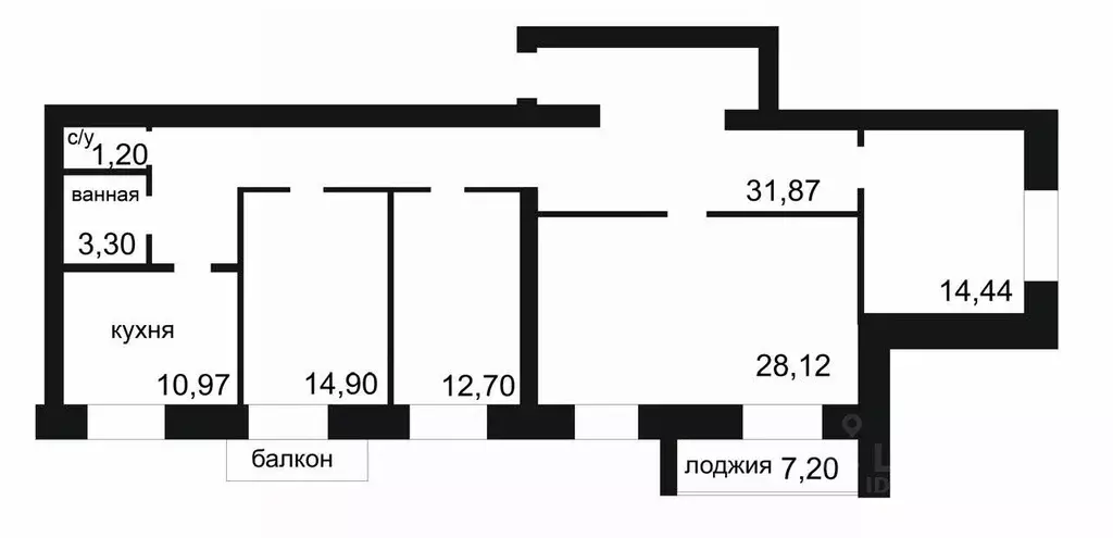 4-к кв. Татарстан, Казань ул. Маяковского, 1/49 (121.1 м) - Фото 1