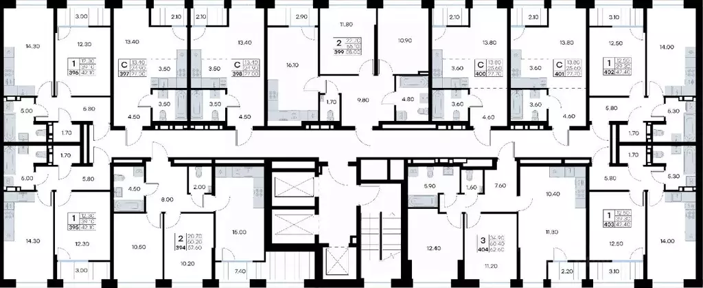 2-к кв. Приморский край, Владивосток ул. Нейбута, 135 (57.6 м) - Фото 2