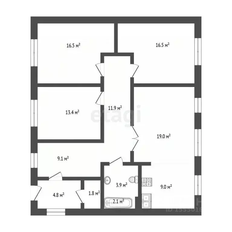 Дом в Самарская область, Кинель Хвойная ул., 38 (120 м) - Фото 2