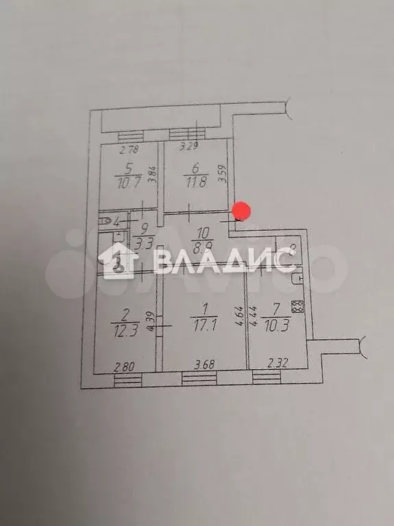 4-к. квартира, 79 м, 3/5 эт. - Фото 0