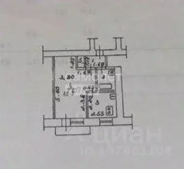 1-к кв. Липецкая область, Липецк ул. Механизаторов, 1 (28.0 м) - Фото 2