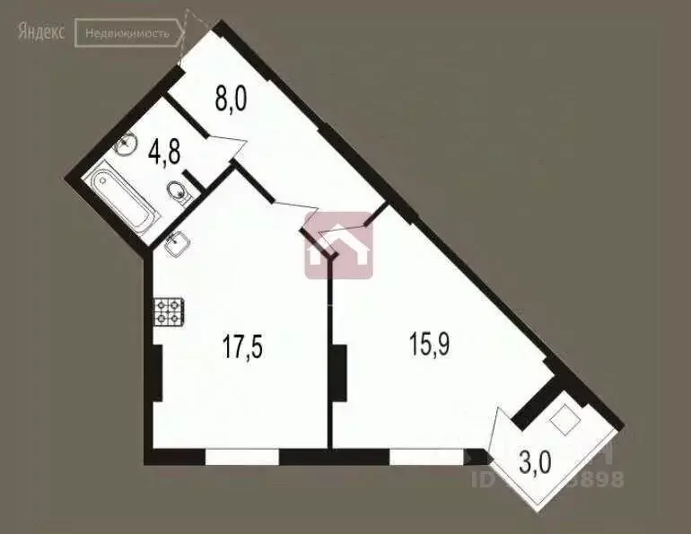 1-к кв. Саратовская область, Саратов Рабочая ул., 49 (49.2 м) - Фото 1