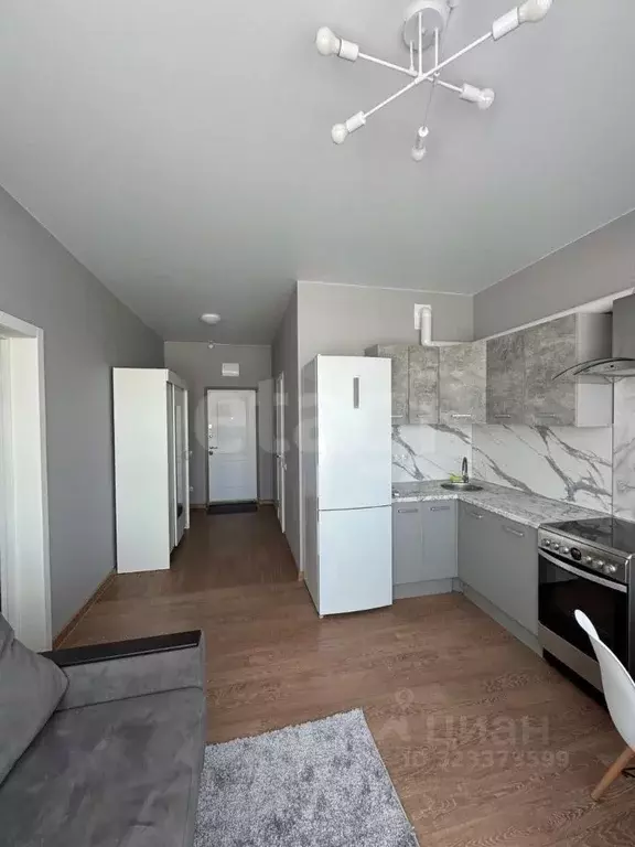 1-к кв. Тюменская область, Тюмень ул. Василия Малкова, 10 (32.0 м) - Фото 2