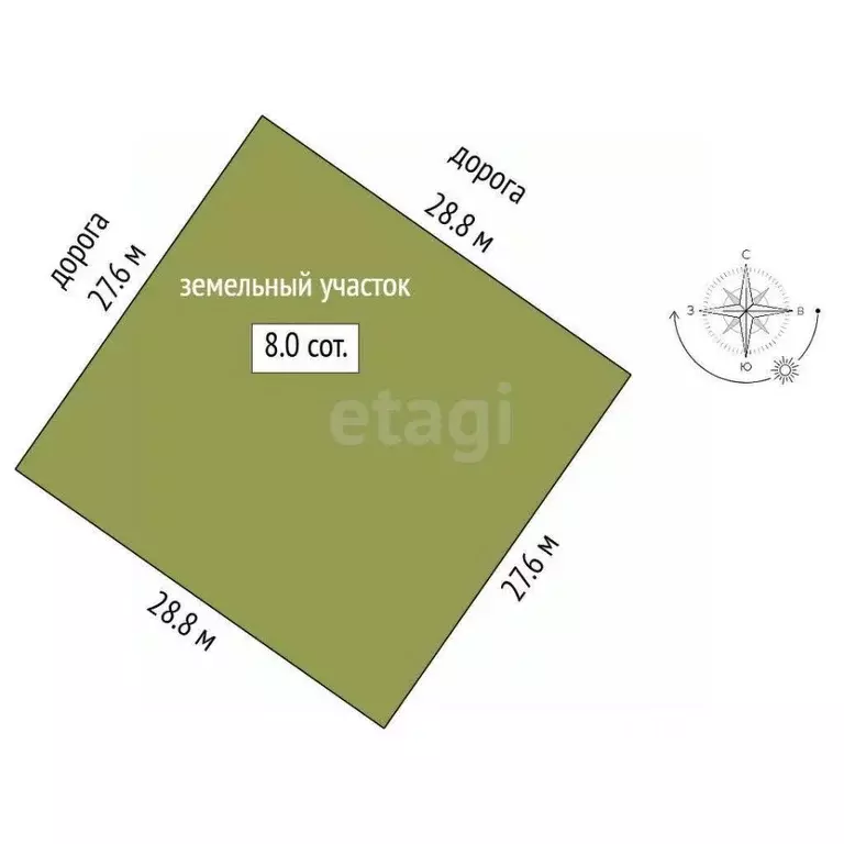 Участок в Москва Шишкино Парк кп, 104 (7.95 сот.) - Фото 2