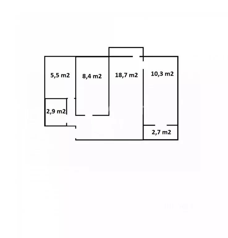 3-к кв. Томская область, Северск ул. Крупской, 6 (54.5 м) - Фото 2