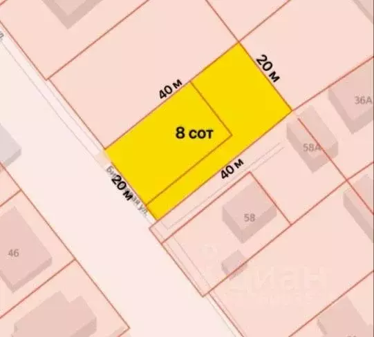 Участок в Нижегородская область, Нижний Новгород Бирюзовая ул. (8.0 ... - Фото 1