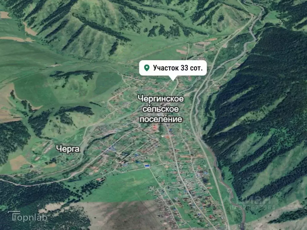 Участок в Алтай, Шебалинский район, с. Черга Октябрьская ул. (33.0 ... - Фото 2