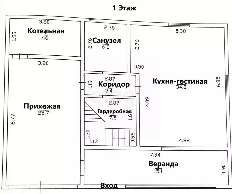 Дом в Сахалинская область, Южно-Сахалинск Скиф СНТ, 26 (159 м) - Фото 2