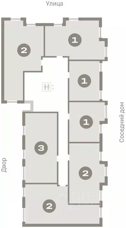 3-к кв. Новосибирская область, Новосибирский район, Краснообск рп, 3-й ... - Фото 1