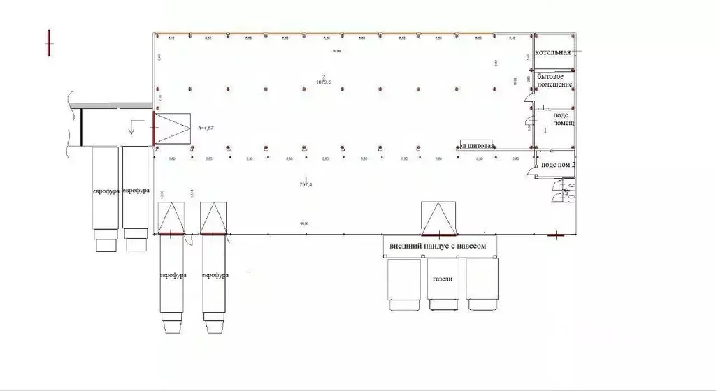Склад в Саратовская область, Энгельс Промышленная ул., 3 (2080 м) - Фото 1