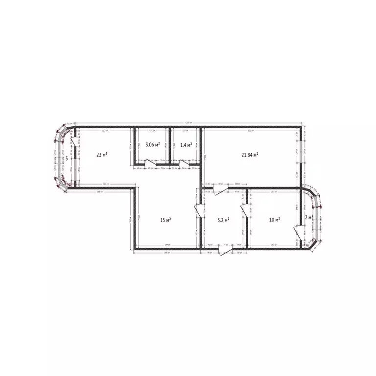 3-комнатная квартира: Каспийск, улица Зейнудина Батманова, 12 (84 м) - Фото 1