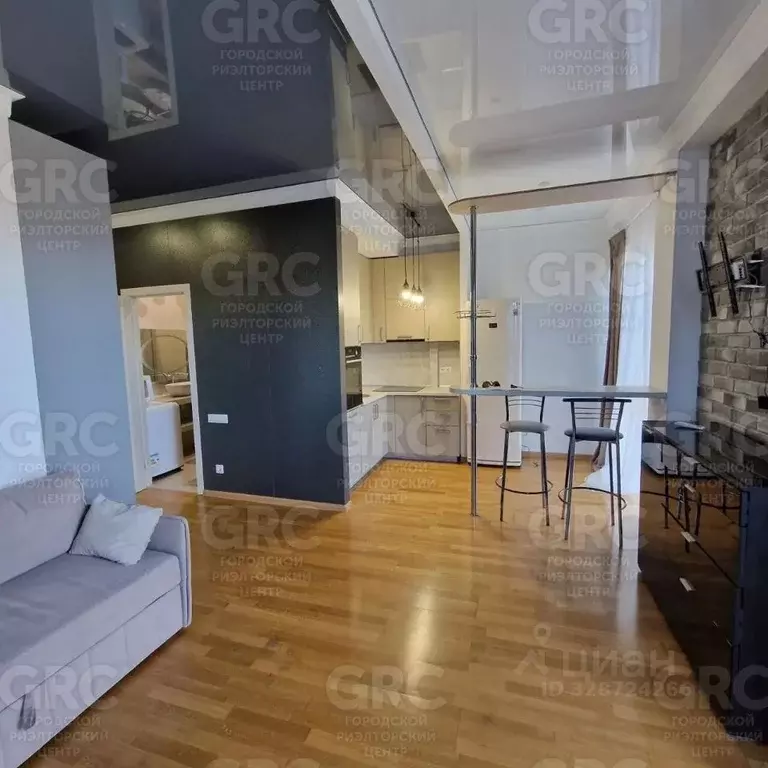 Студия Краснодарский край, Сочи Бытха мкр, ул. Бытха, 48/4 (30.0 м) - Фото 1