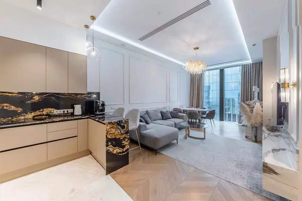 2-к кв. Москва 1-й Красногвардейский проезд, 22с1 (66.0 м) - Фото 2