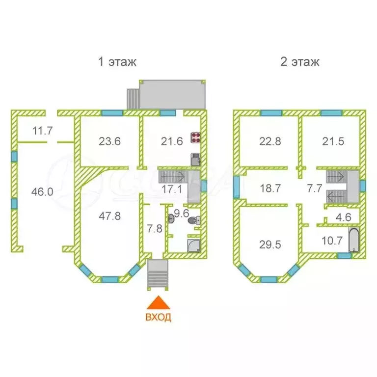 Дом в Тюменский район, деревня Патрушева (310 м) - Фото 1