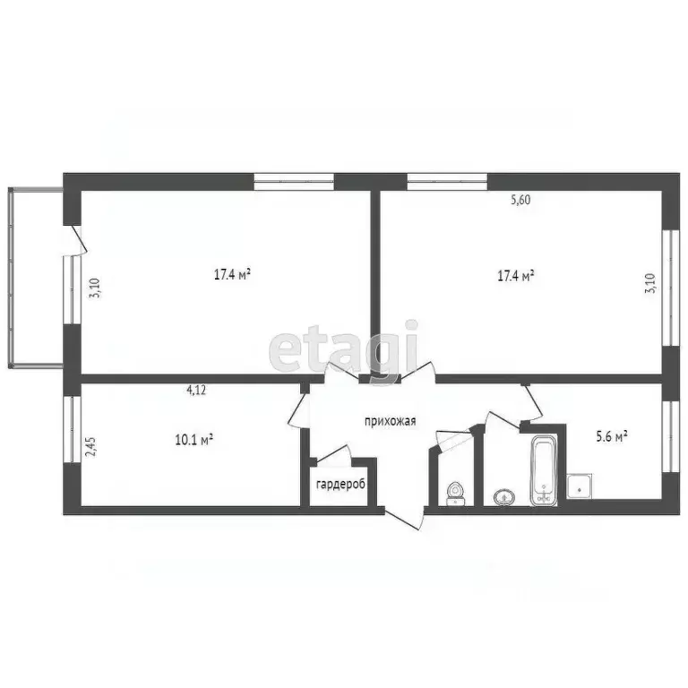 3-к кв. Камчатский край, Петропавловск-Камчатский ул. Лизы Чайкиной, ... - Фото 1