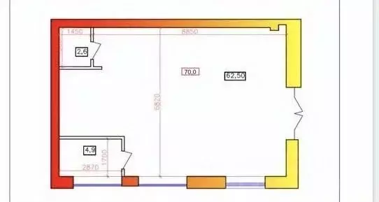 Офис в Северная Осетия, Владикавказ ул. Хадарцева, 29Бк4 (70 м) - Фото 2