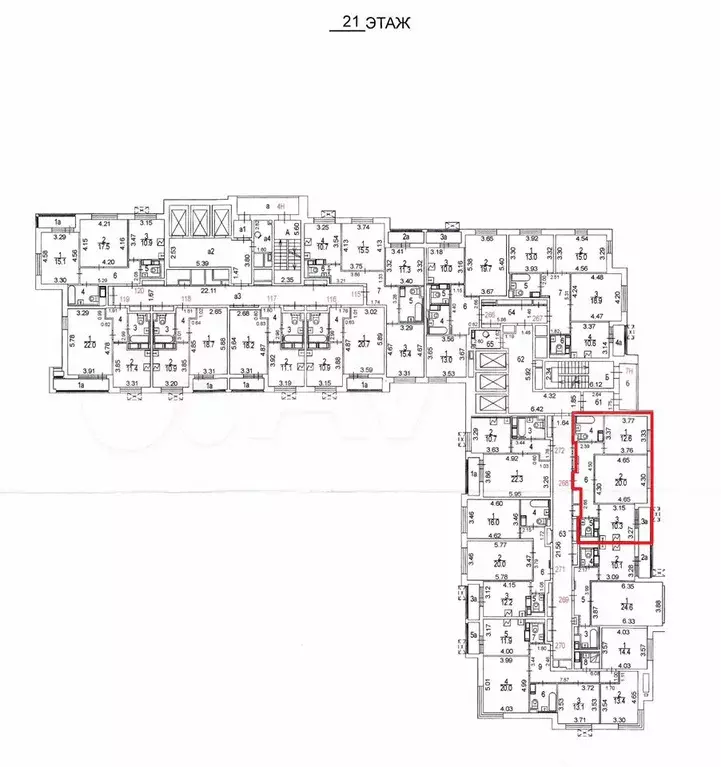 Аукцион: 2-к. квартира, 59,7 м, 21/23 эт. - Фото 0