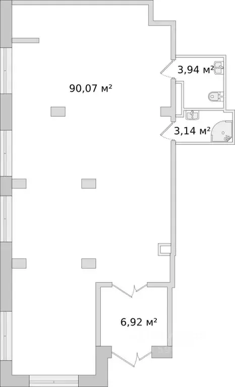 Помещение свободного назначения в Санкт-Петербург пос. Парголово, дор. ... - Фото 1