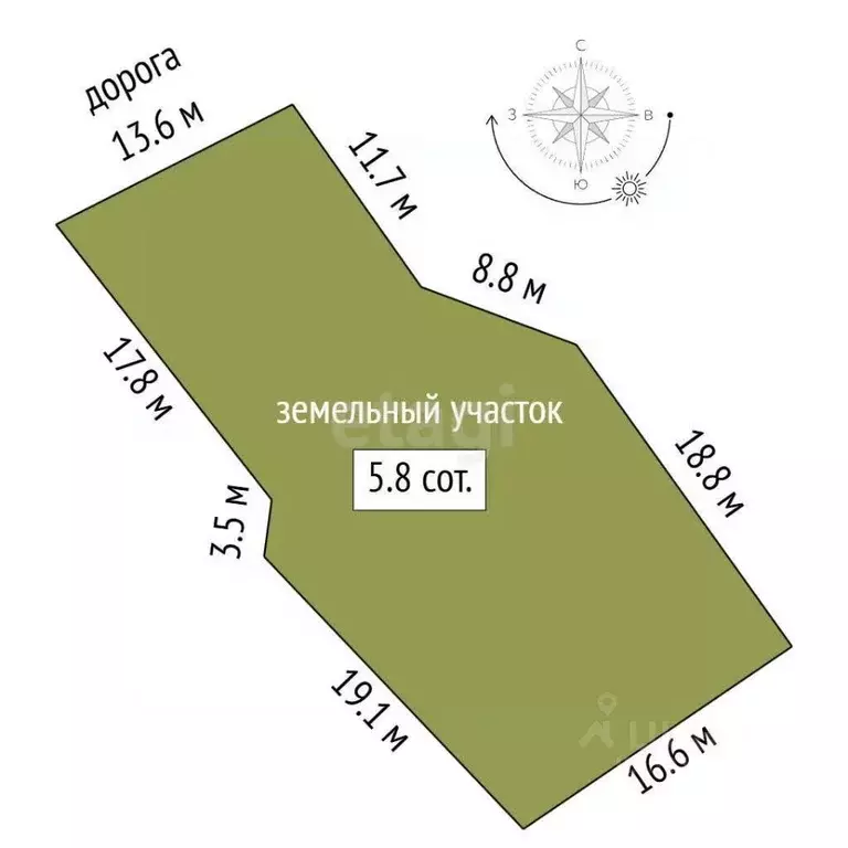 Участок в Саратовская область, Балашов Ветлянка мкр,  (5.85 сот.) - Фото 1