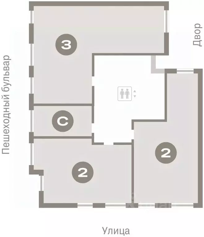 2-к кв. Новосибирская область, Новосибирск Аэропорт мкр,  (60.5 м) - Фото 1