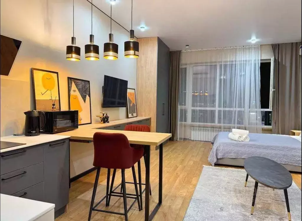 1-к кв. Краснодарский край, Сочи Адлер жилрайон, ул. Гвардейская, 34 ... - Фото 2