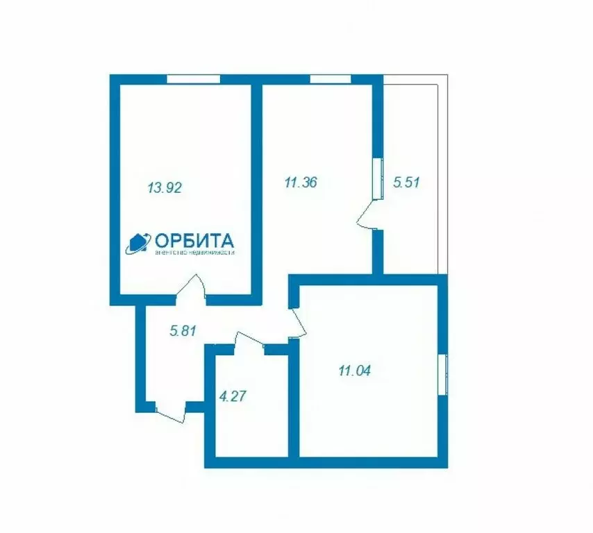 2-комнатная квартира: Тюмень, Краснооктябрьская улица, 14к2 (51 м) - Фото 0