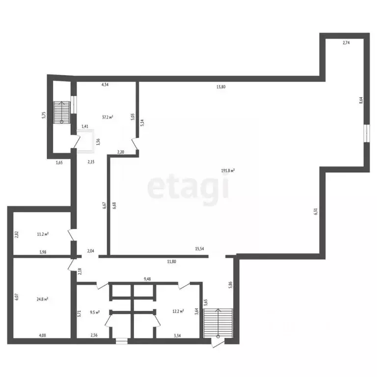 Помещение свободного назначения в Амурская область, Благовещенск ул. ... - Фото 2